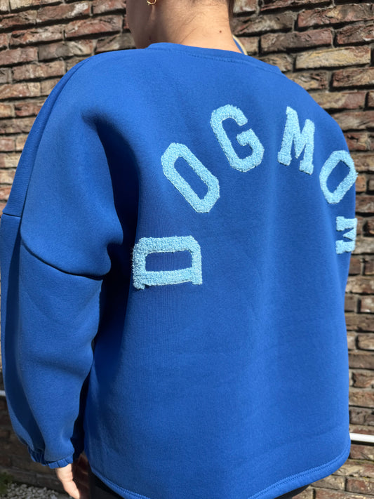 Pull Oversize bleu | Dog Mom