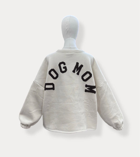 Pull Oversize beige | Dog Mom