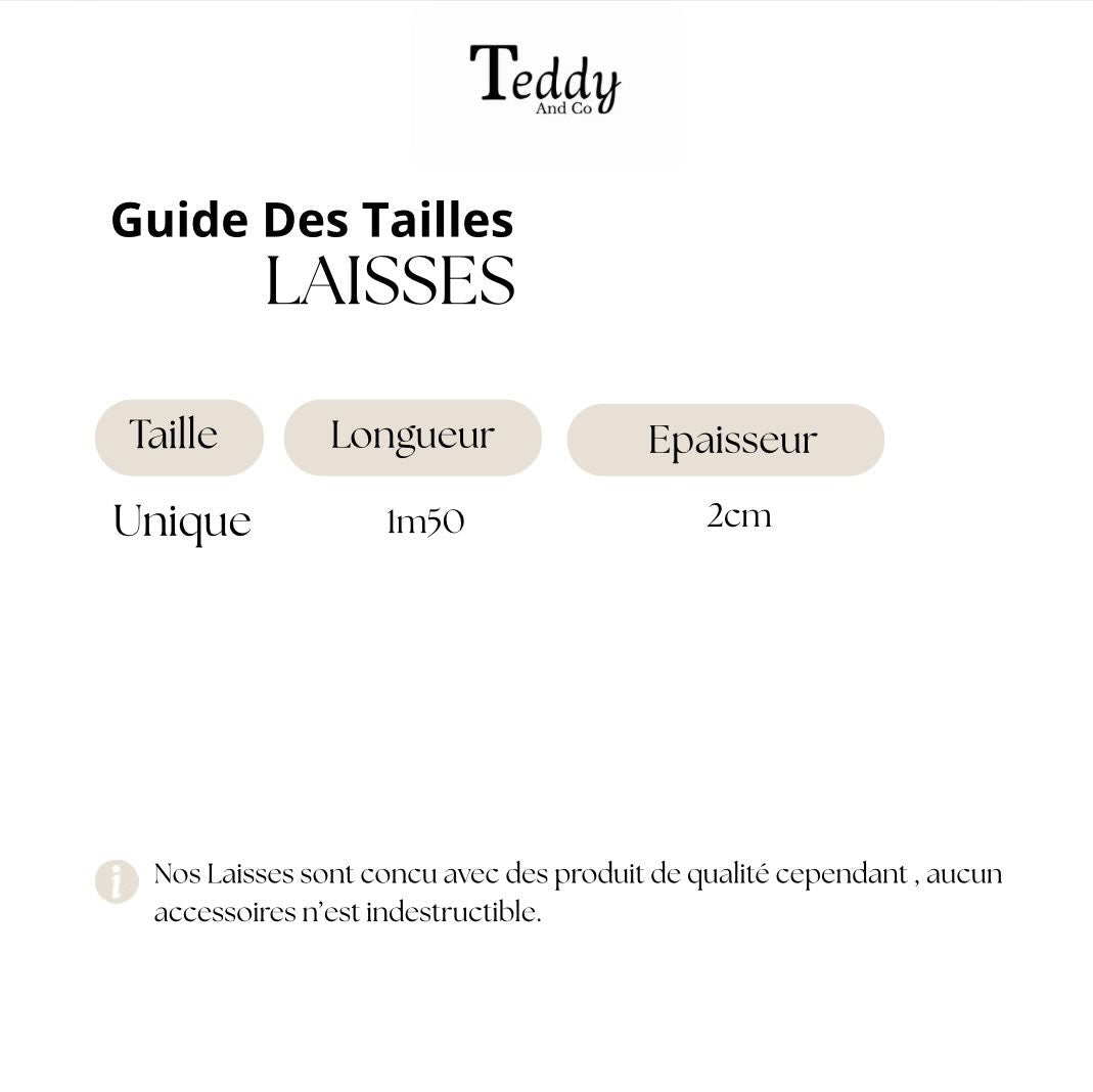 Laisse Coffee┃Tissu Bouclette