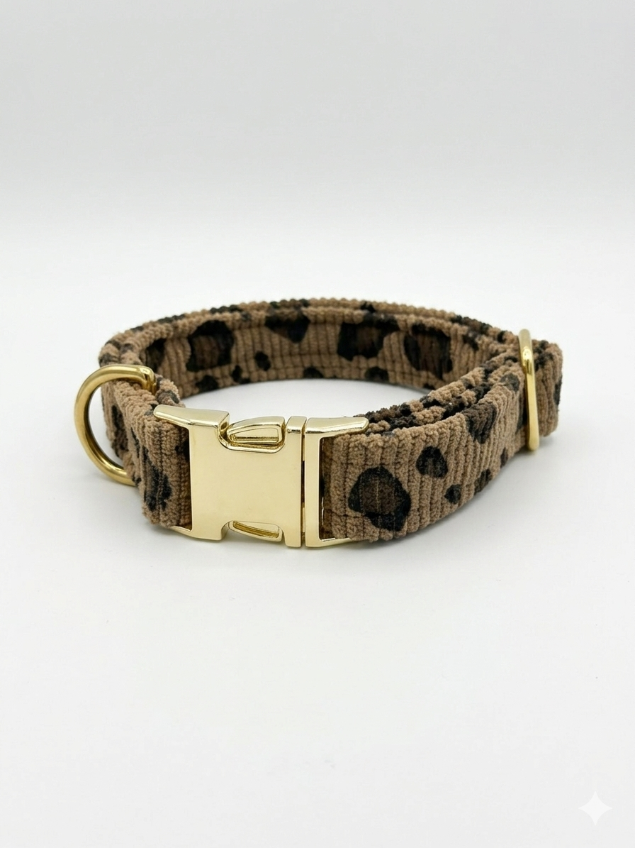 Collier Léopard | Marron