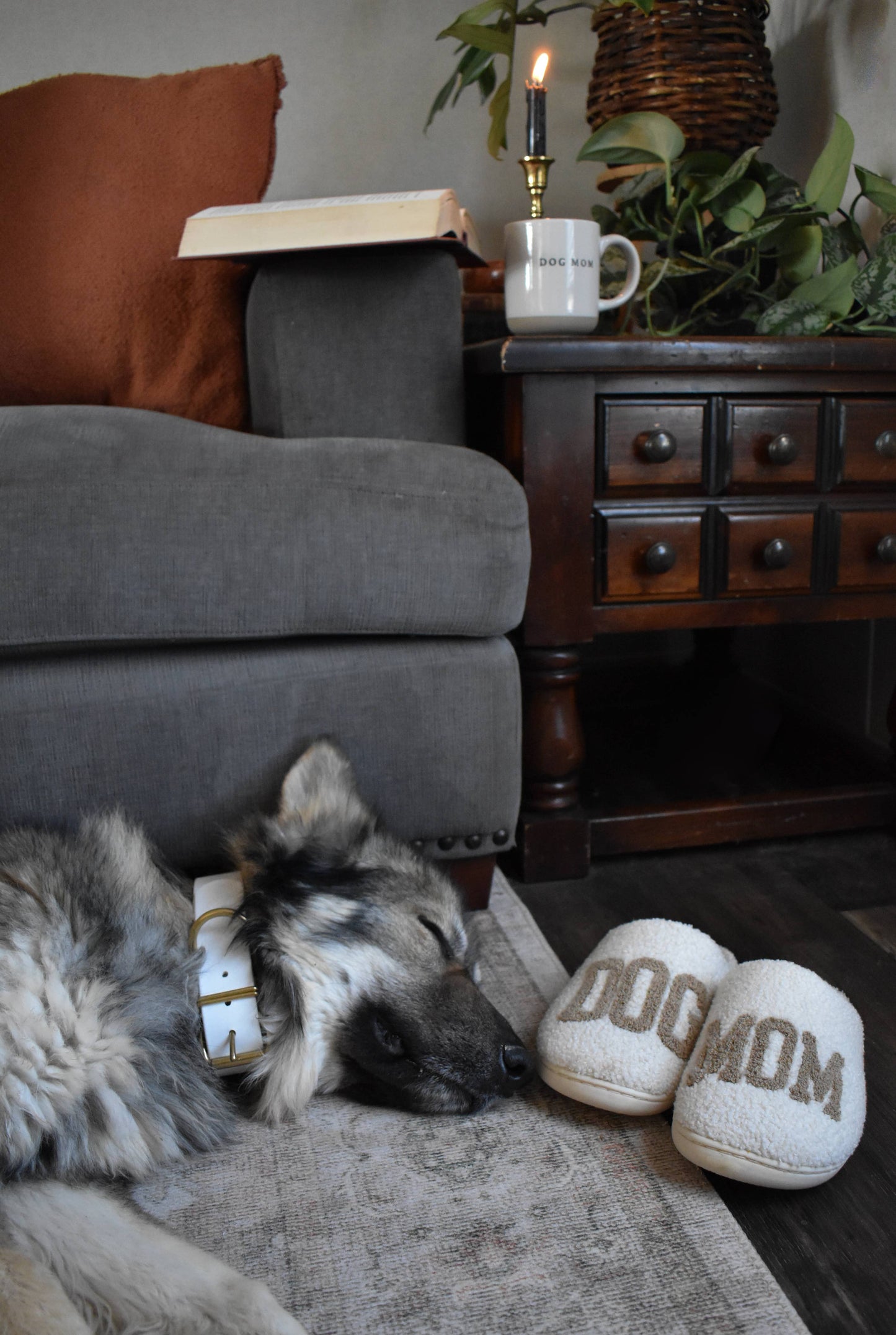 Chaussons Dog Mom