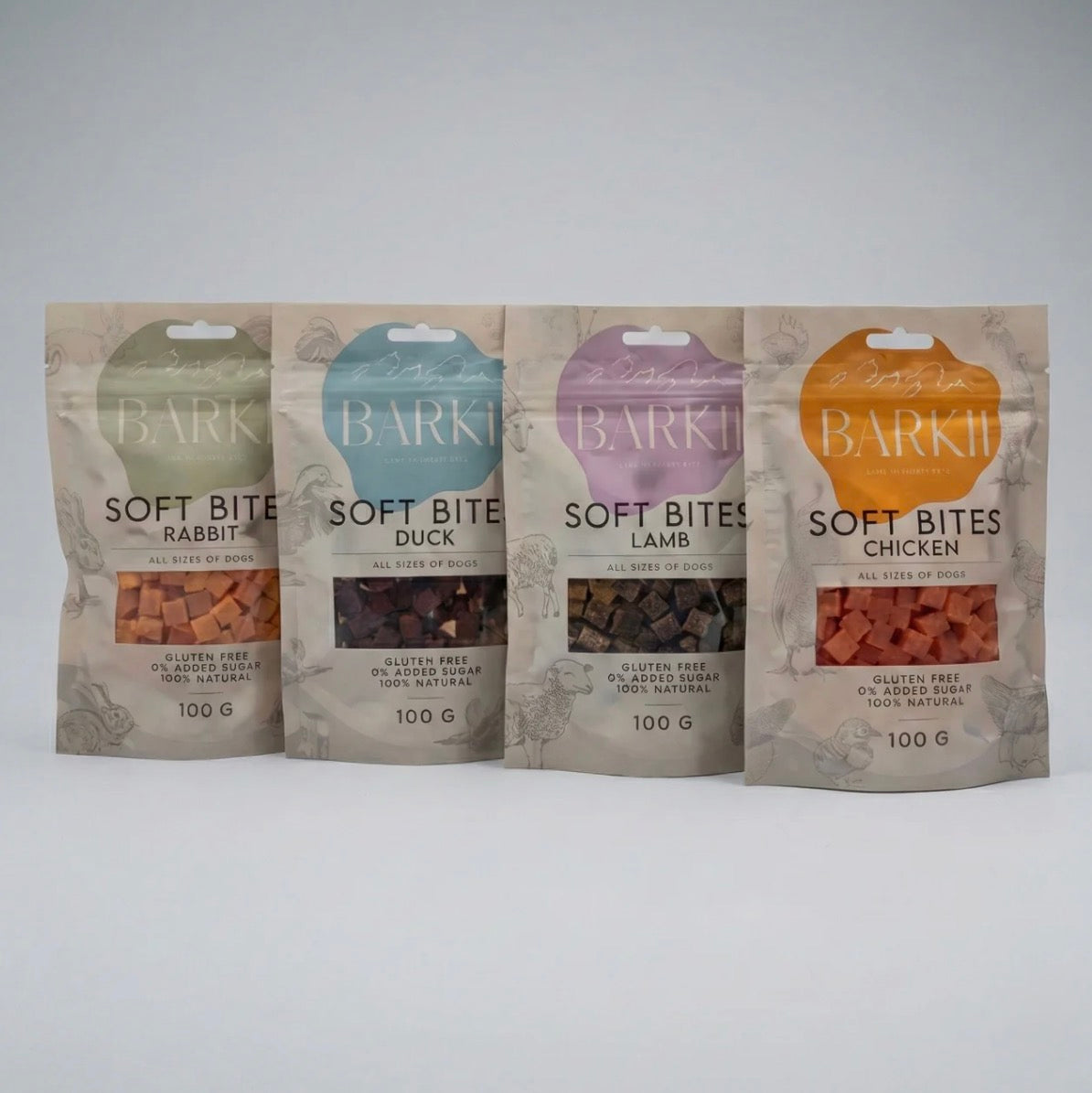 Friandises d'entraînement Barkii | Canard | 100g