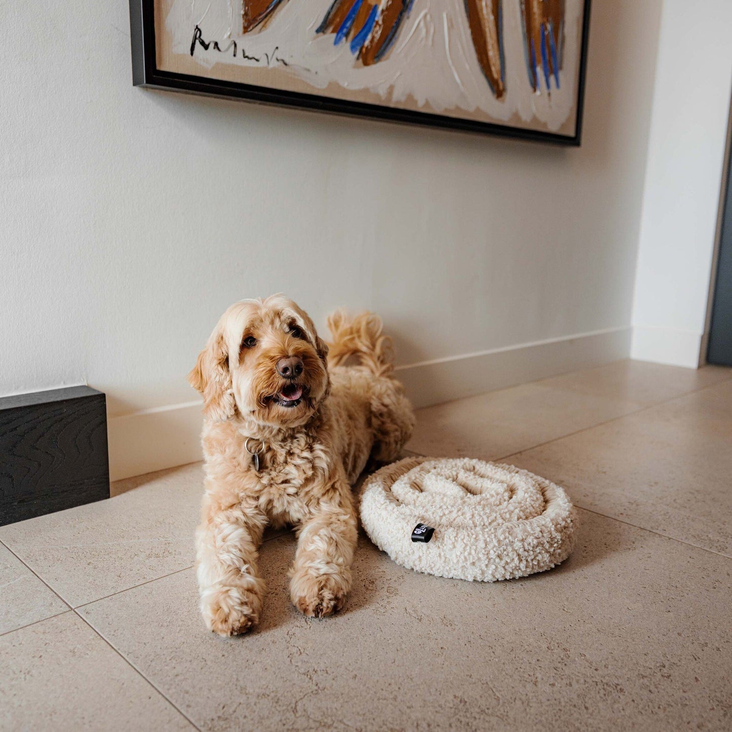 Jouet d'occupation | SWIRL Snuffle Beige