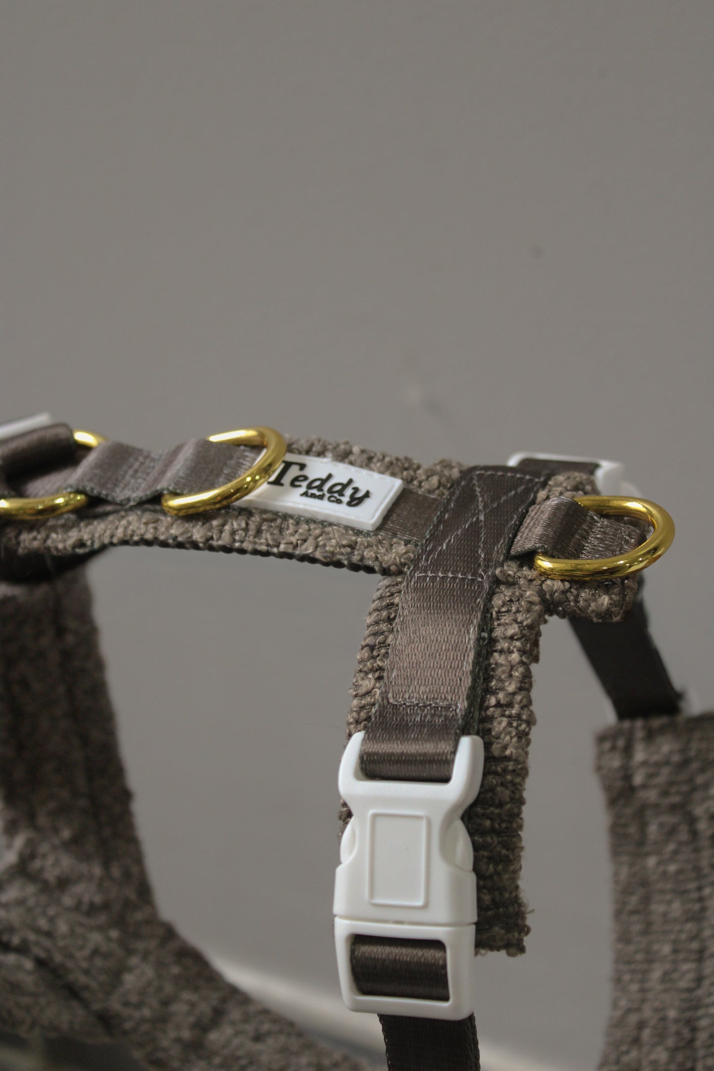 Harnais en Y Coffee┃Tissu Bouclette