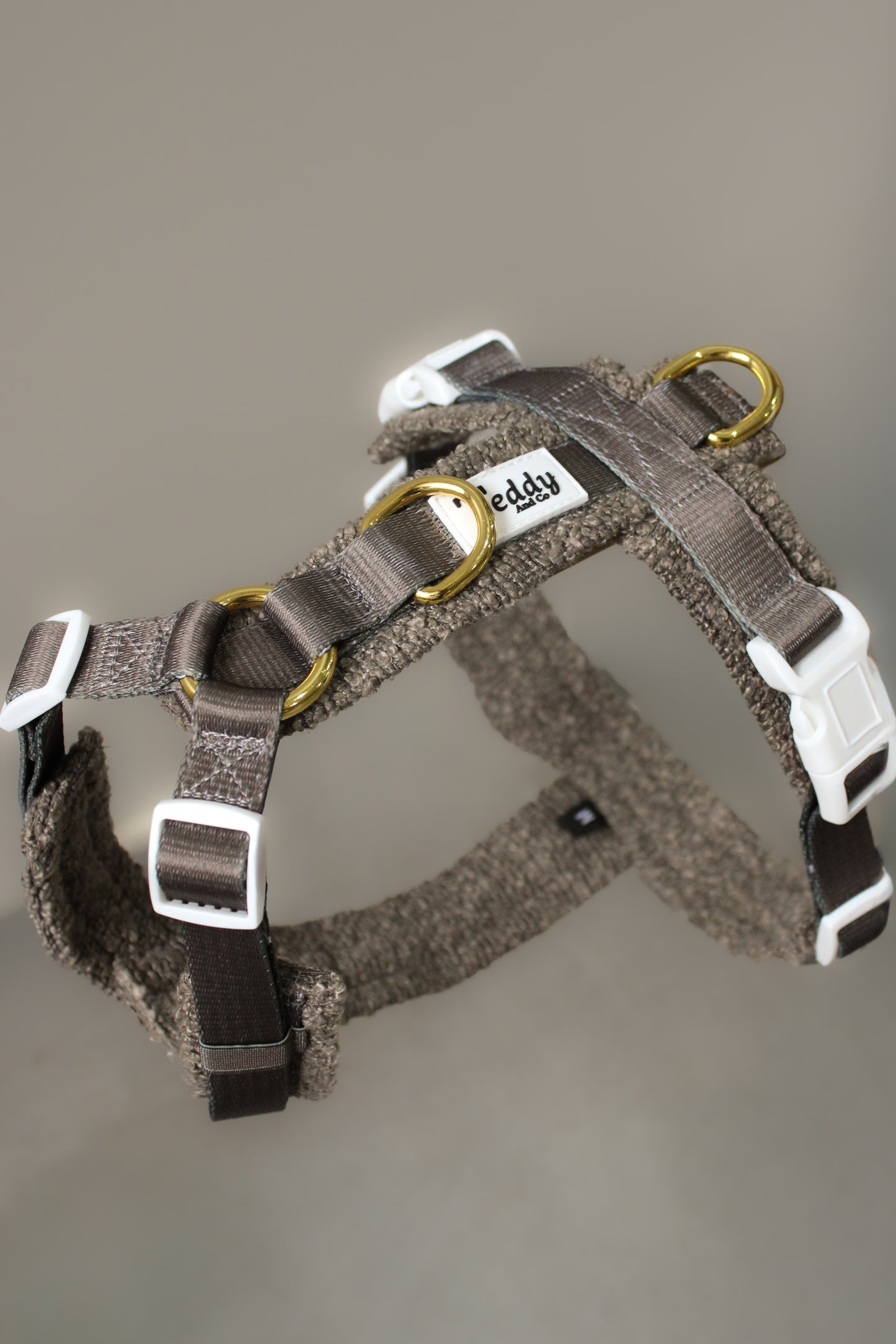 Harnais en Y Coffee┃Tissu Bouclette