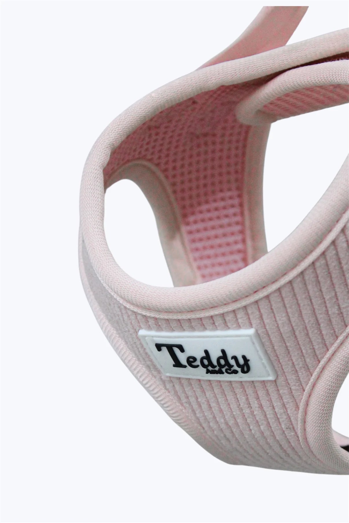 Harnais Easy Fit Rose Poudré┃Tissu Velours cotelé