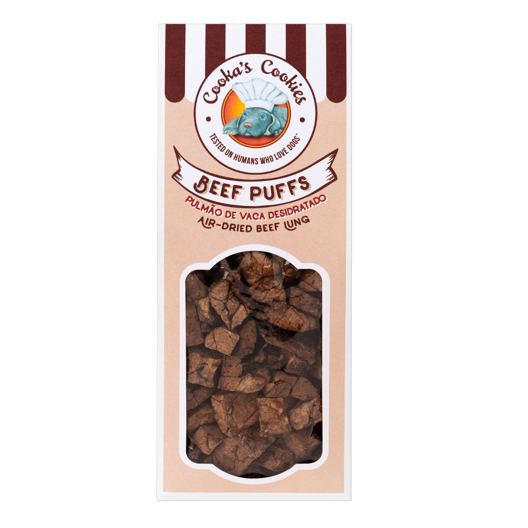 Morceaux de poumon de bœuf séchés à l'air - Beef Puffs