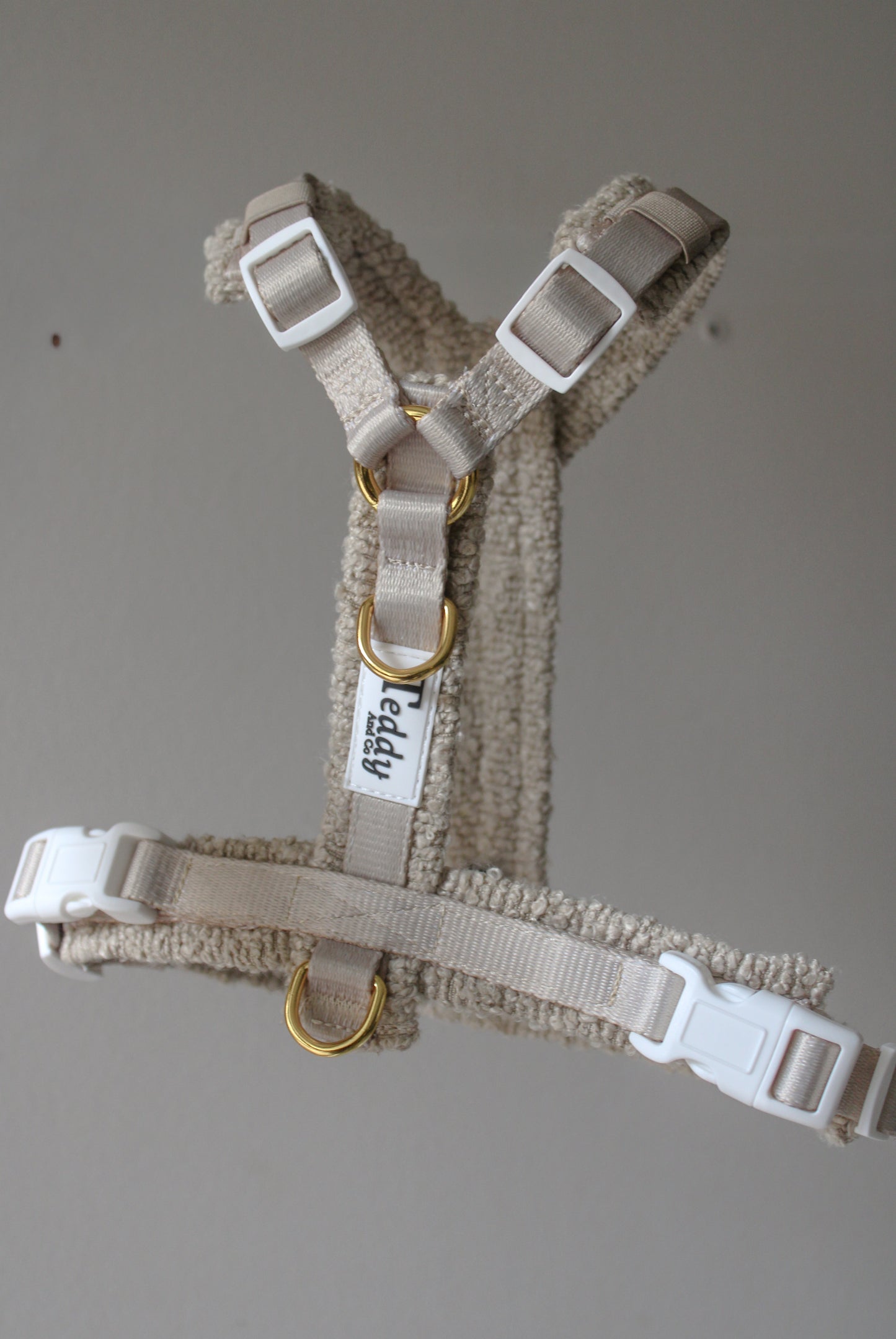 Harnais en Y Nude┃Tissu Bouclette