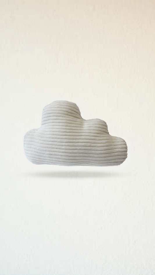 Jouet Nuage Blanc┃Tissu velours cotelé