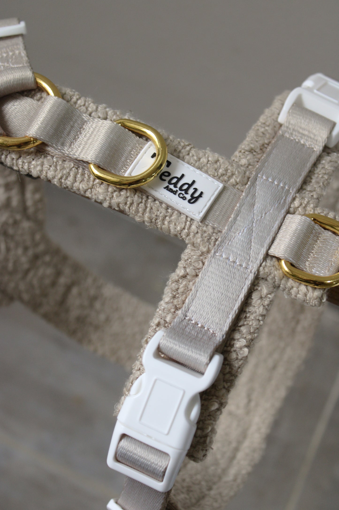 Harnais en Y Nude┃Tissu Bouclette