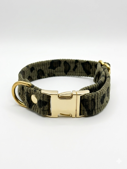 Collier Léopard | Kaki