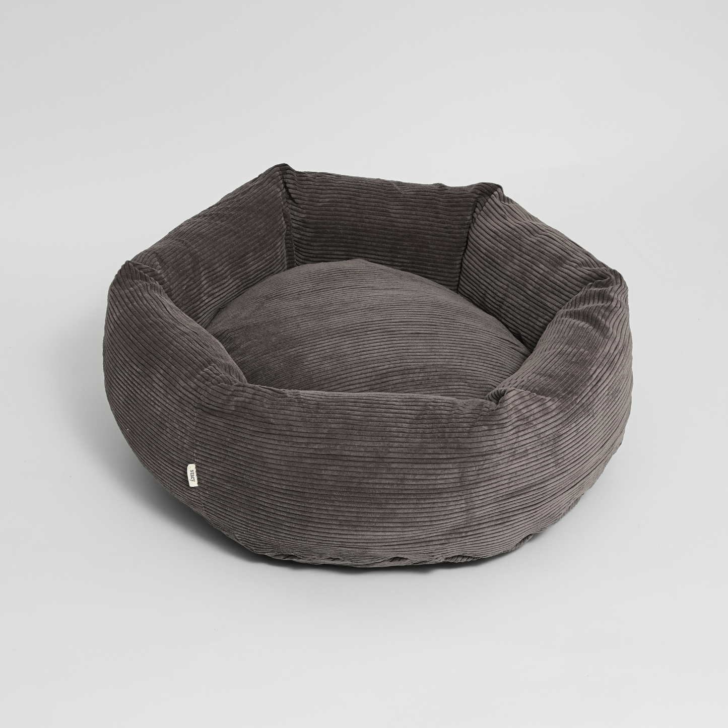 Lit pour chien Luna 3.0 | Velours côtelé taupe