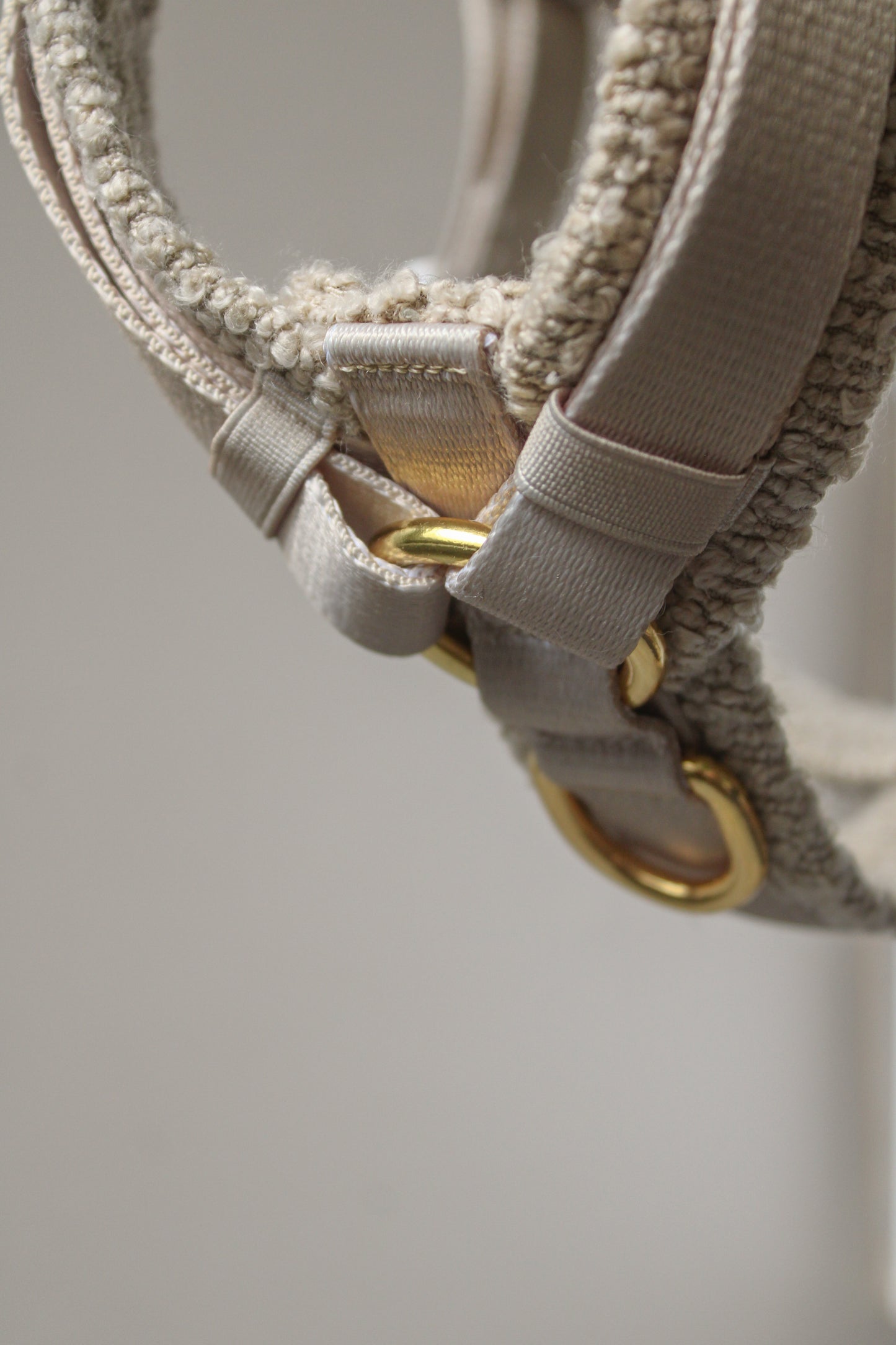 Harnais en Y Nude┃Tissu Bouclette