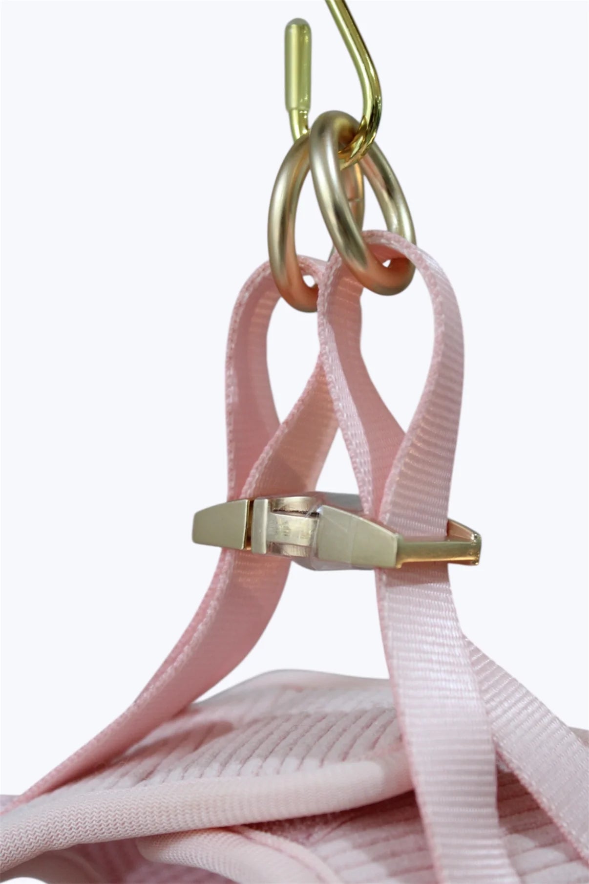 Harnais Easy Fit Rose Poudré┃Tissu Velours cotelé