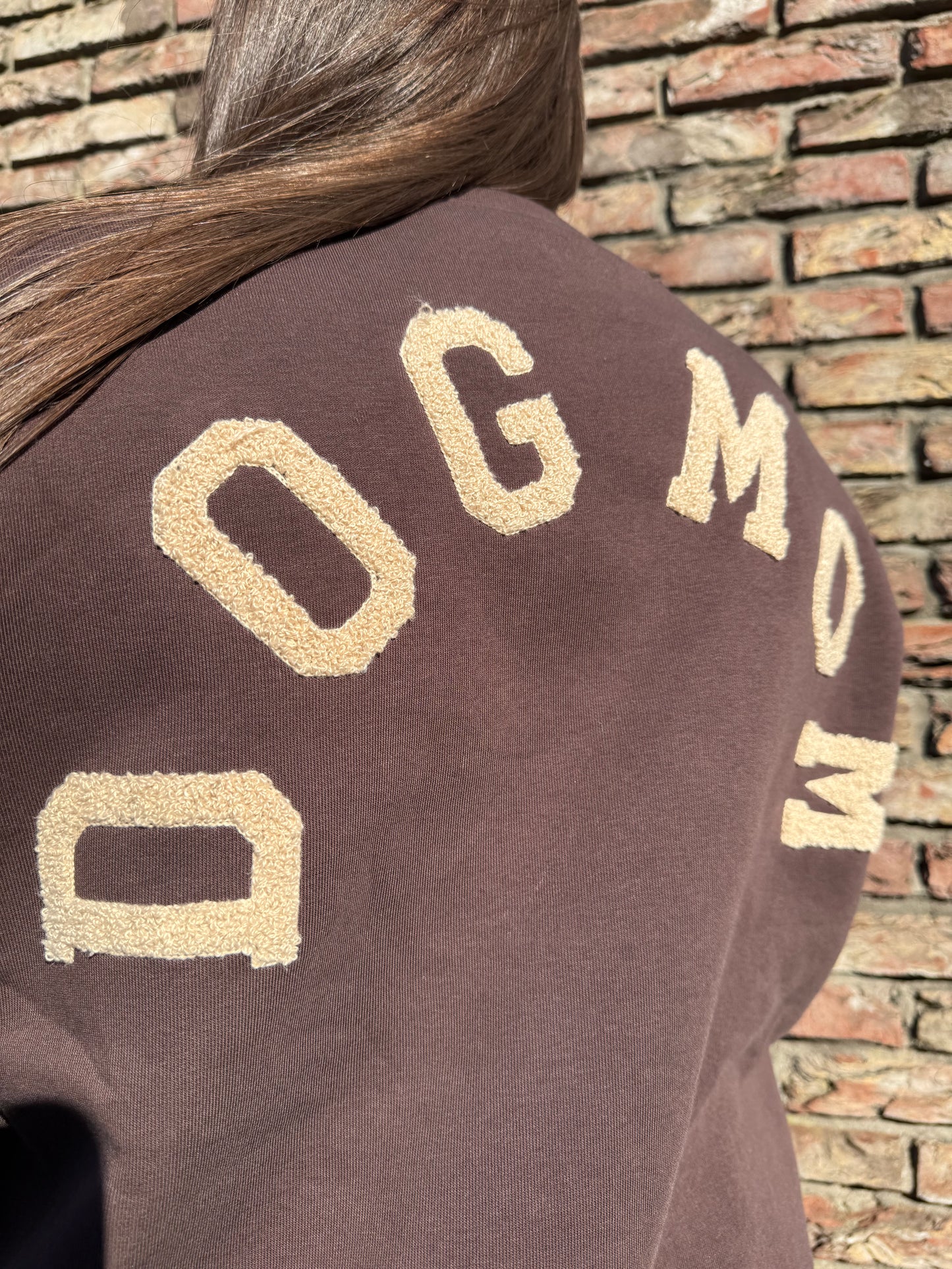 Pull Oversize marron | Dog Mom