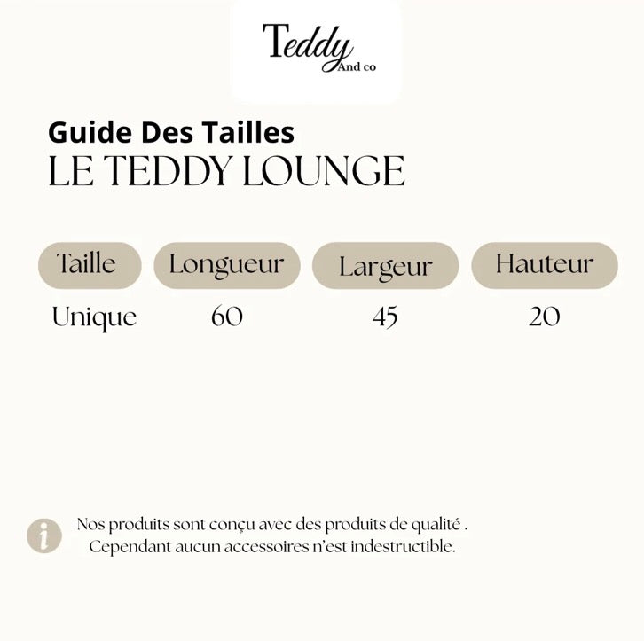 Le Teddy Lounge Nude┃Beige