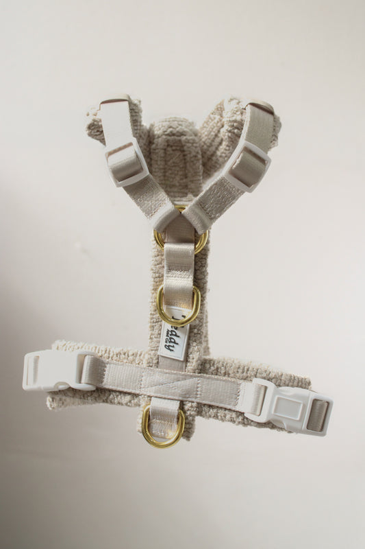 Harnais en Y Nude┃Tissu Bouclette