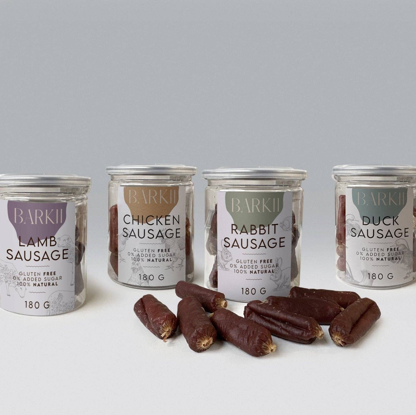 Barkii Saucisses Molles | Lapin | 180g